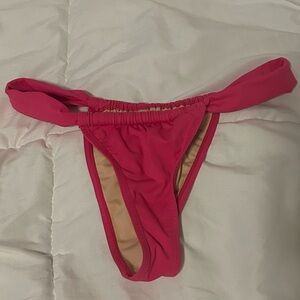 nwot hot pink bikini bottom